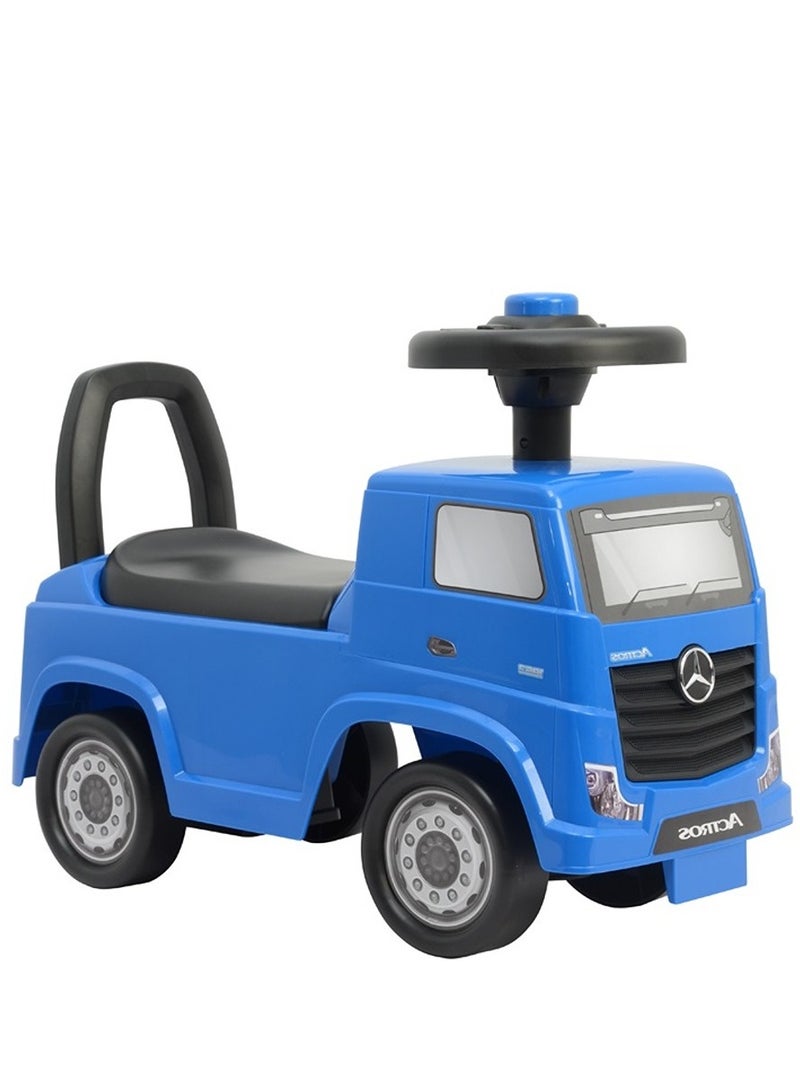 Mercedes Benz Actros Kids Rideon Push Car -Blue