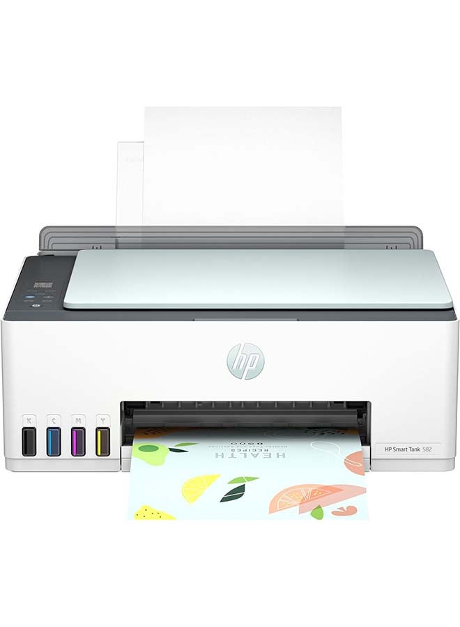 Smart Tank 582 Wireless All-in-One Printer, Print, Scan, Copy; Up to 18,000 black or 6,000 color pages - [4A8D6A] Green