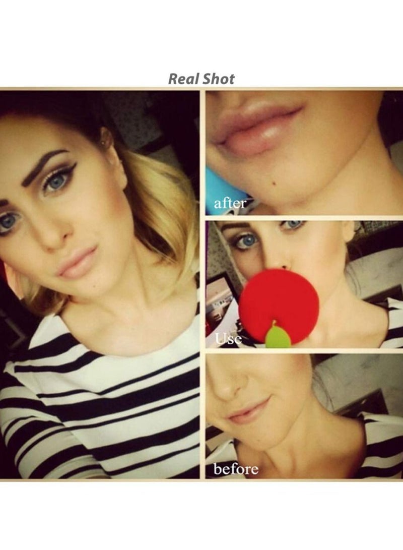 Lip Plumper Device Enhancer - Beauty Lip Plumper Enhancement Plumper Device Quick Lip Plumper Enhancer Lip Trainer (Red)