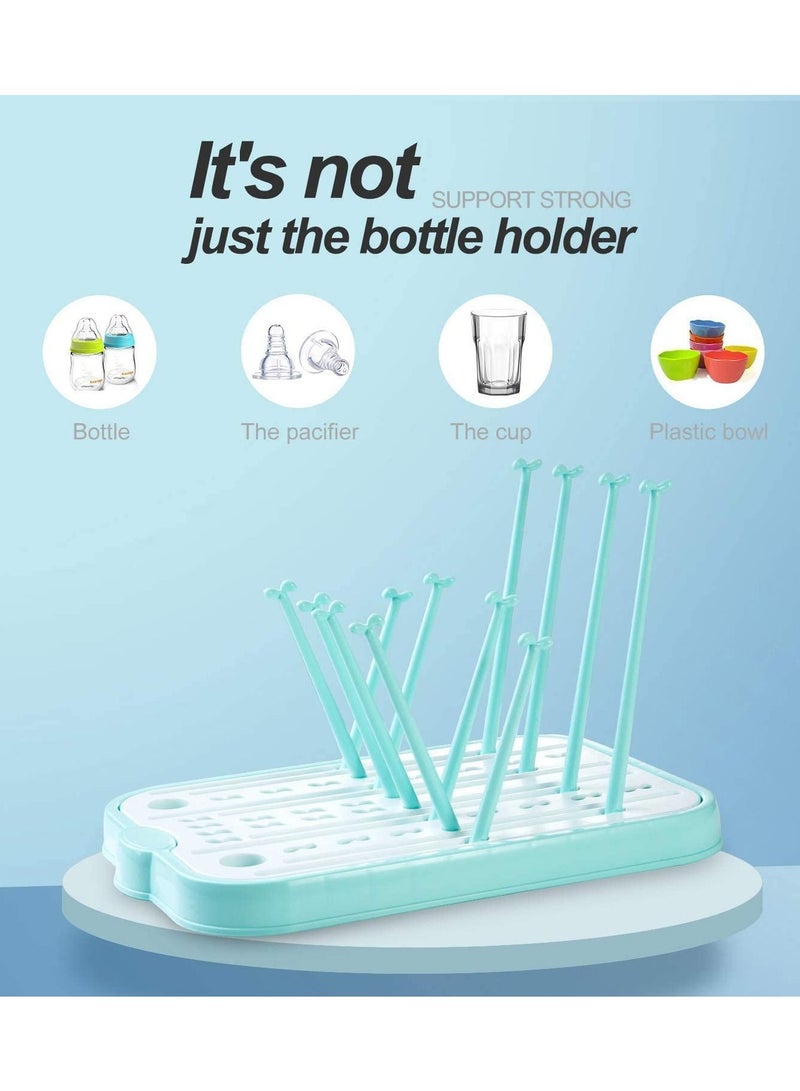 Baby Bottle Drying Rack for Kitchen Countertop Baby Bottle Drying Rack with Removable Water Tray Countertop Drying Rack Stylish Nursery Product