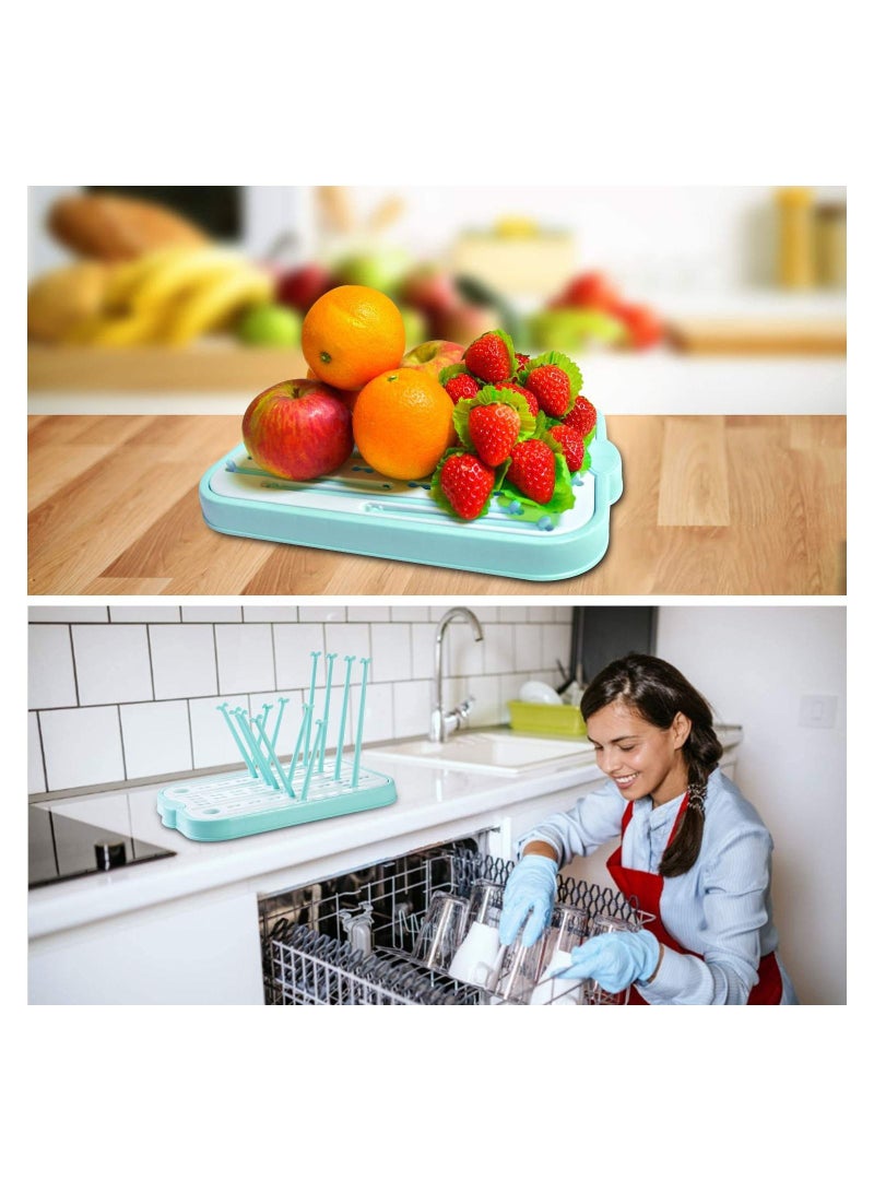 Baby Bottle Drying Rack for Kitchen Countertop,Baby Bottle Drying Rack with Removable Water Tray Countertop Drying Rack Stylish Nursery Product