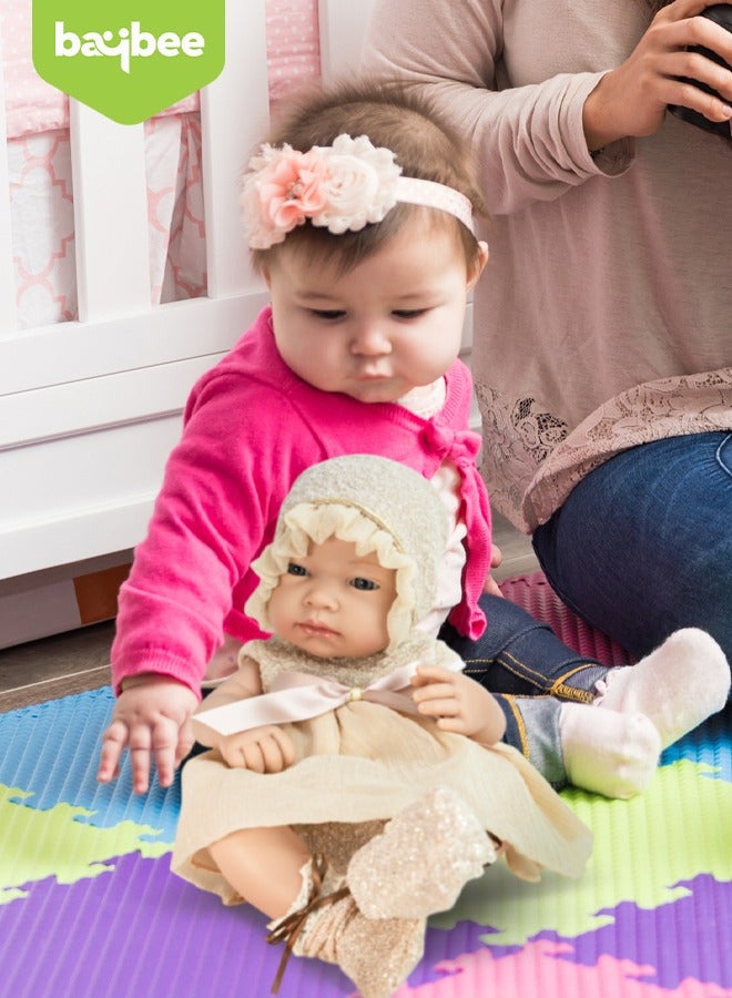 Baybee Realistic Reborn Baby Dolls Lifelike Washable Newborn Silicone Toy Doll Sleeping Toy Real Baby Doll Soft Body Gift Set Kids Girls Boy Toys