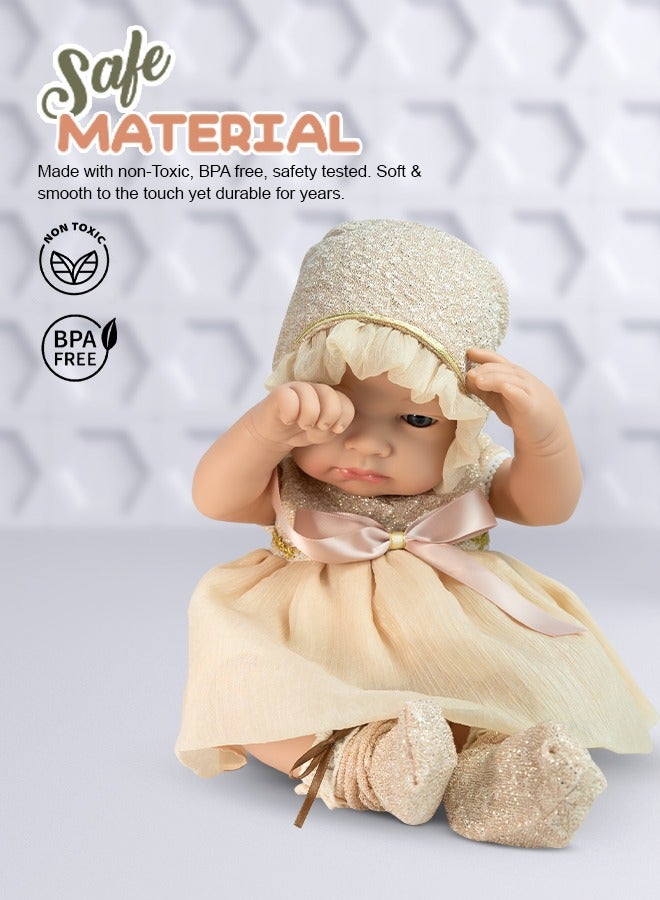 Baybee Realistic Reborn Baby Dolls Lifelike Washable Newborn Silicone Toy Doll Sleeping Toy Real Baby Doll Soft Body Gift Set Kids Girls Boy Toys