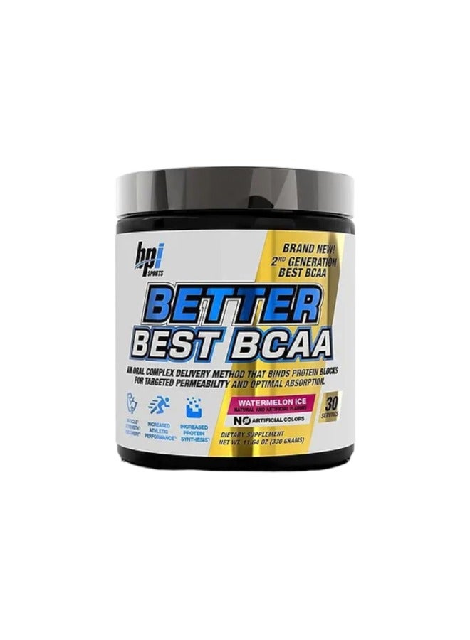 Better Best BCAA, Watermelon Ice Flavor , 30 Serving