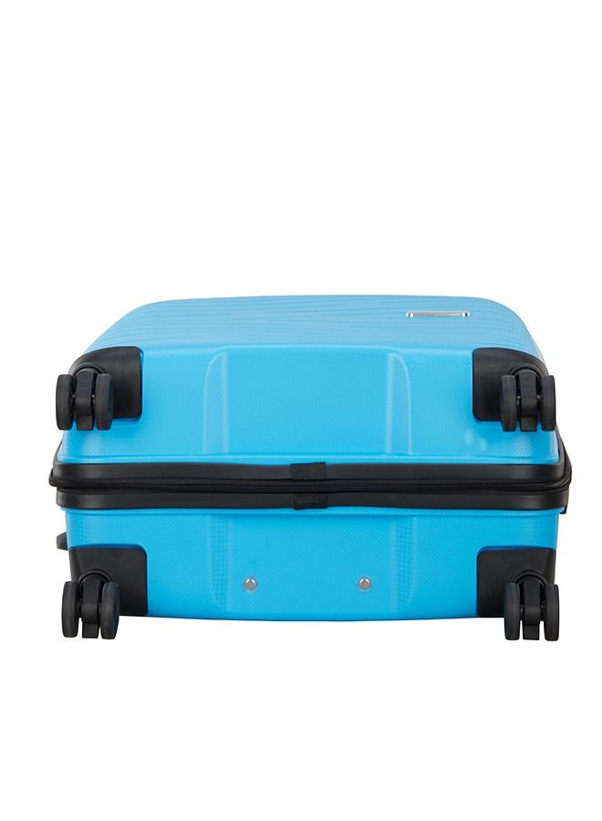 8 WHEELS SKYBAGS MAXX MALIBU BLUE HARDSIDE LARGE TROLLEY BAG - SK MAXXEB77MLB