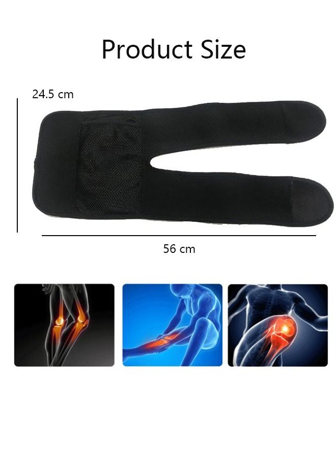 Knee Heating Pad, Knee Support for Women and Men, USB Heat Knee Brace Wrap 3 Temperature Control Thermal Therapy to Warm Joint Relief Pain Knee Stiff, Strains, Calf Leg Arm