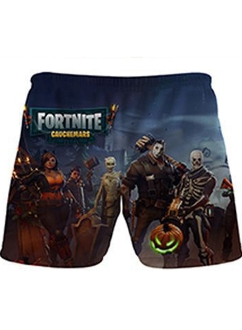 Game Fortnite set 3D digital printing personalized breathable children's T-shirt shorts set