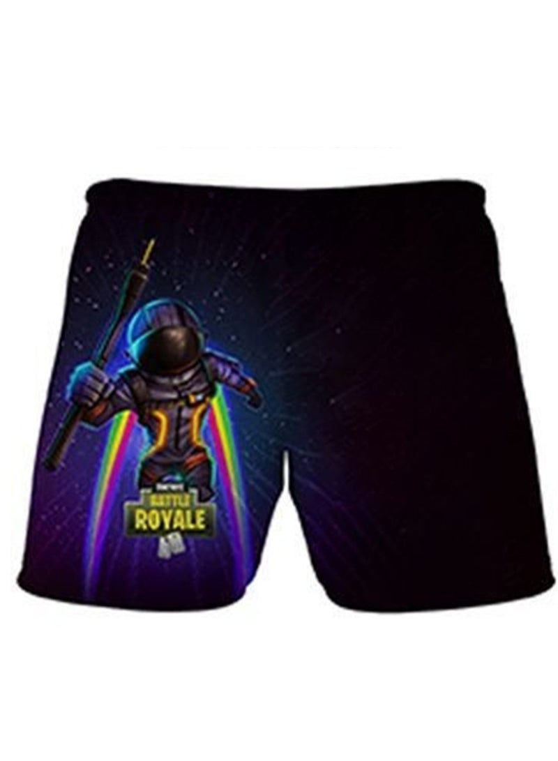 Game Fortnite set 3D digital printing personalized breathable children's T-shirt shorts set