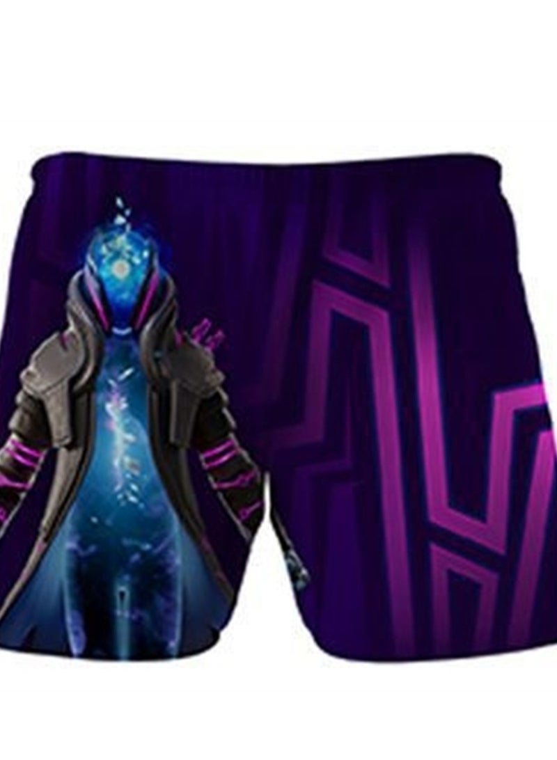 Game Fortnite set 3D digital printing personalized breathable children's T-shirt shorts set