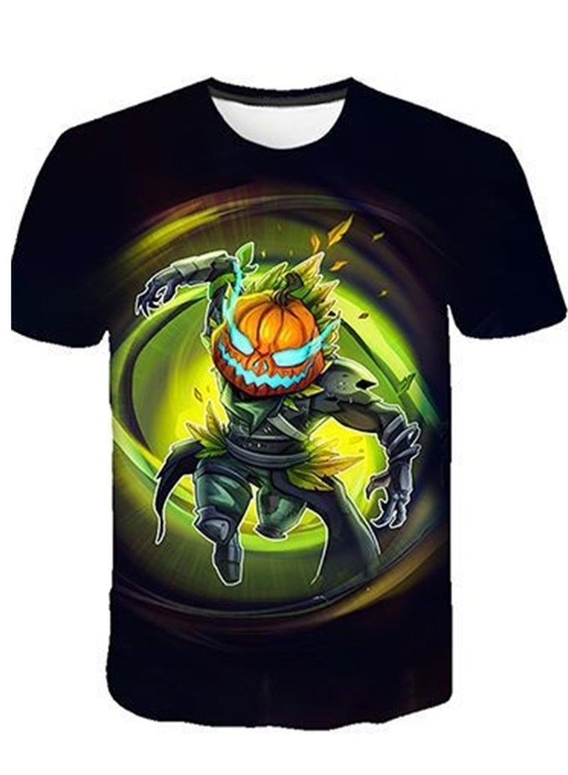 Game Fortnite set 3D digital printing personalized breathable children's T-shirt shorts set