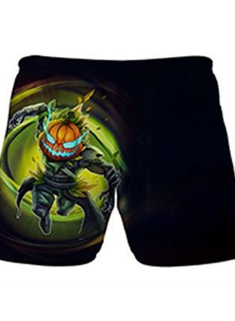 Game Fortnite set 3D digital printing personalized breathable children's T-shirt shorts set