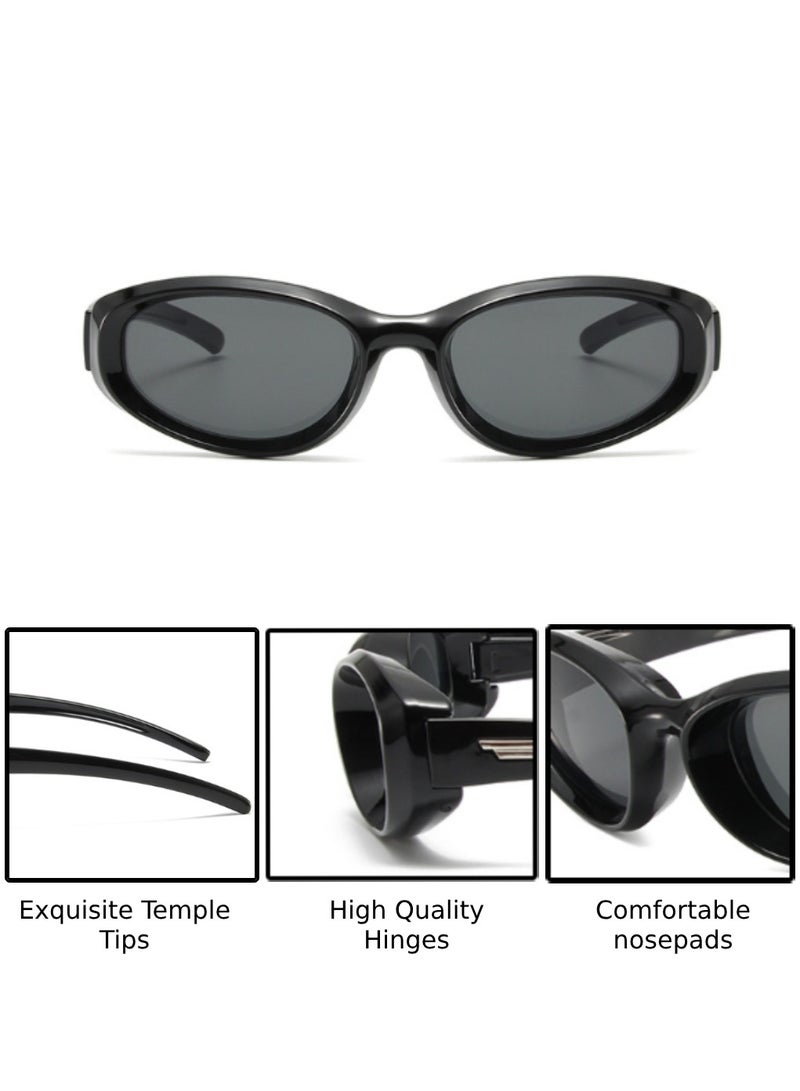 Sports Polarized Sunglasses for Men, Women Driving Fishing 100% UV Protection TAC Polarized Lens Ultralight, Stylish, Durable Ideal for Motorcycle, Cycling, Running, Fishing, Climbing, Trek