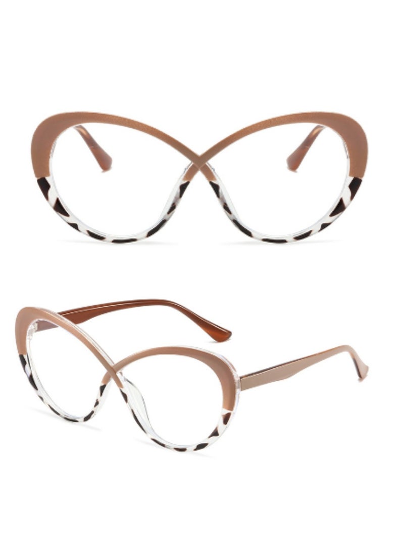 Blue Light Blocking Optical Eyeglasses - Stylish Oversized Frames, Clear Lens, Polarized. Top-rated Bluelight Protection for Reading, Work, & Screen Time. Vintage-Inspired, Lightweight Design.