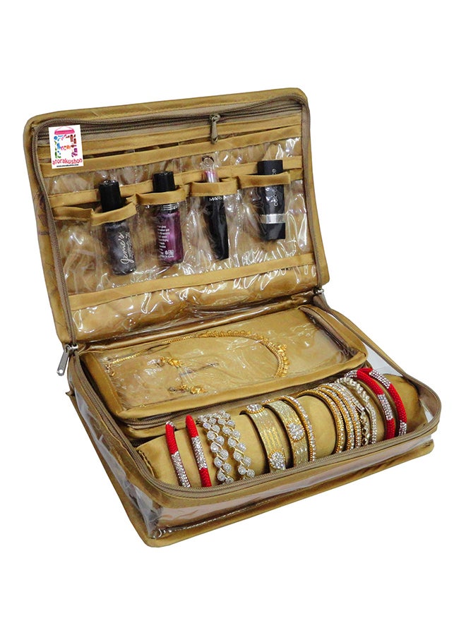 Multipurpose Traveling Organizer Gold