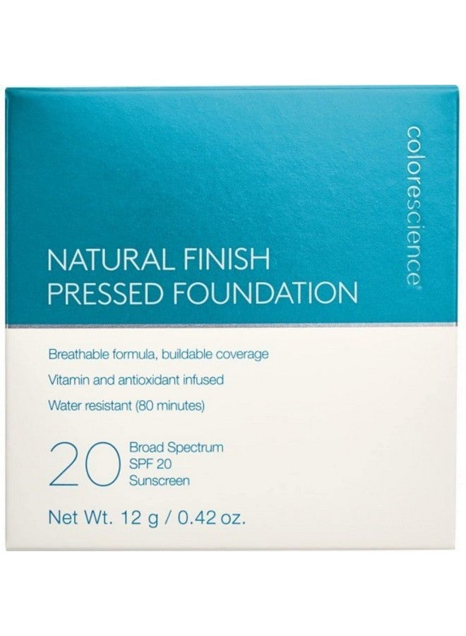 Natural Finish Pressed Foundation Spf 20, Light Ivory