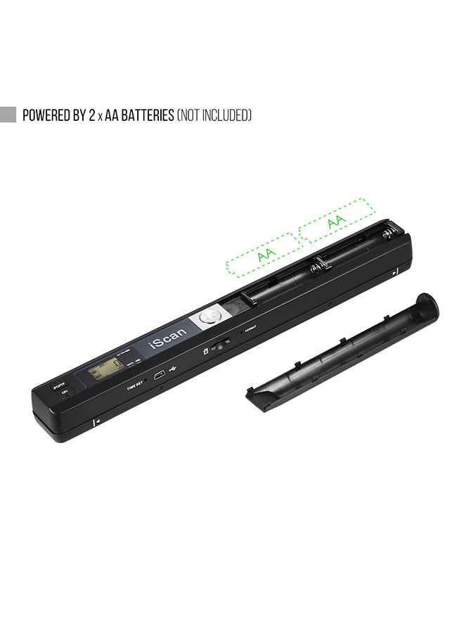 Handheld Wireless Scanner Black