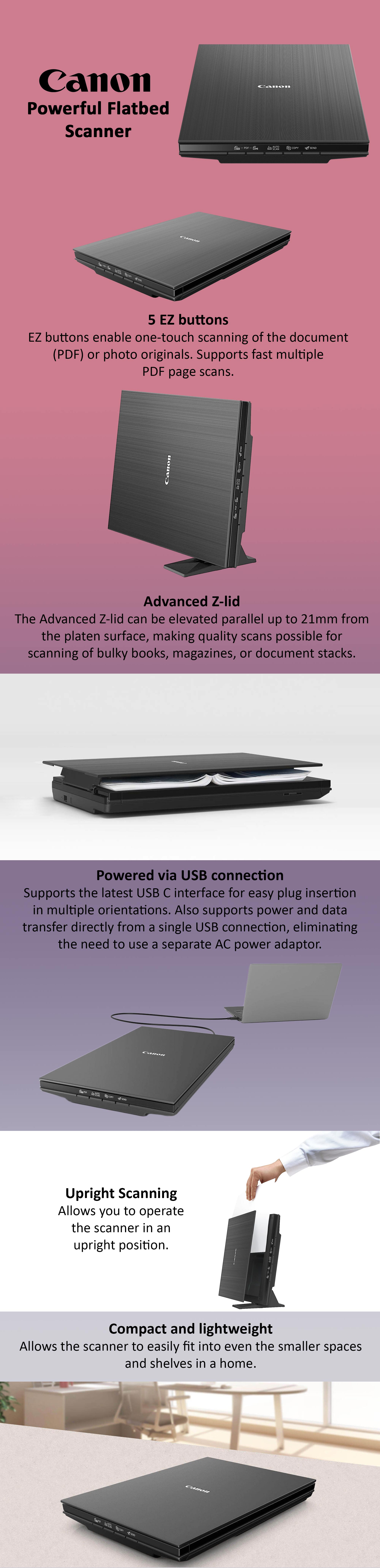 Lide 400 Slim Scanner Black