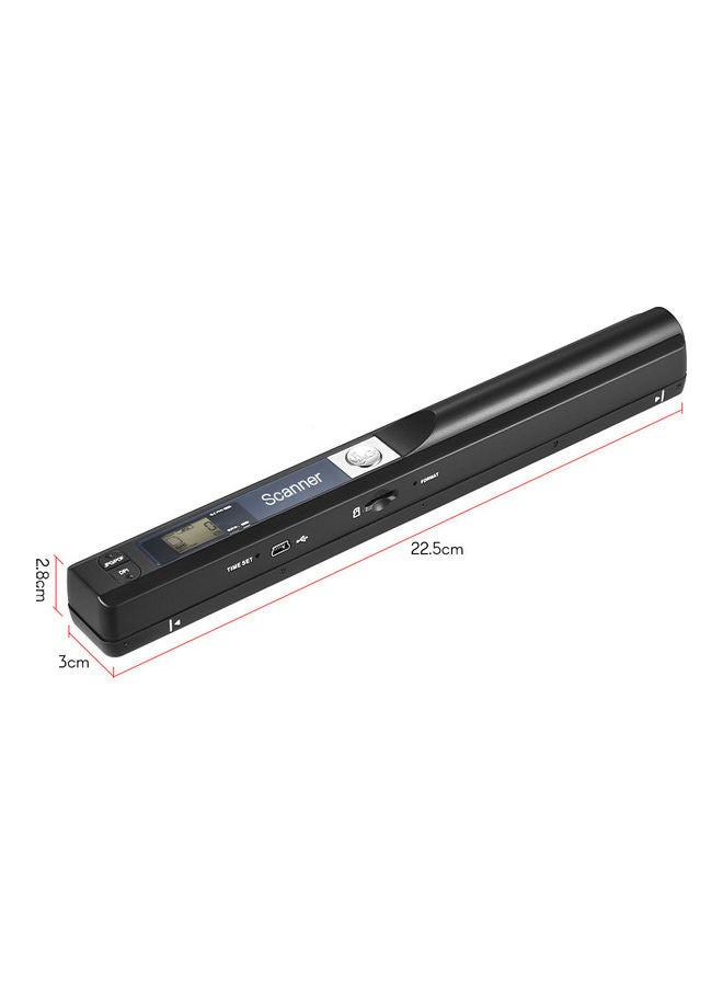 Portable Handheld Wand Wireless Scanner Black