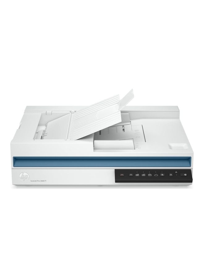 ScanJet Pro 3600 f1, Fast 2-Sided Scanning And Auto Document Feeder (20G06A) White