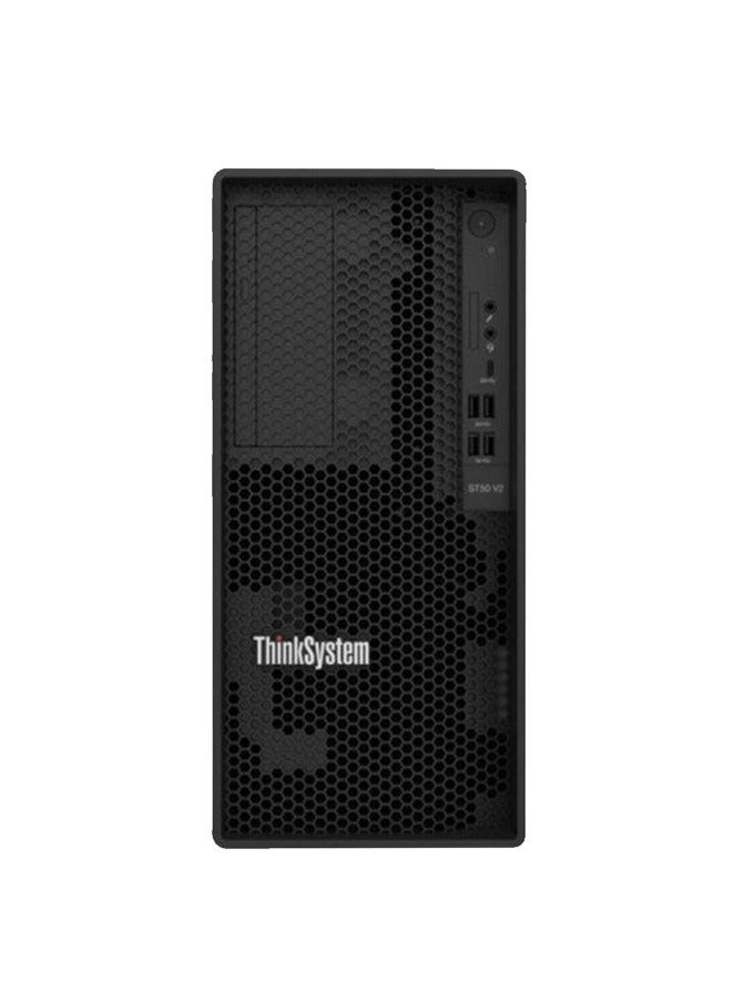 ThinkSystem ST50 V2 Server Xeon E-2324G SW Raid 8Gb 1X2TB 500W Black