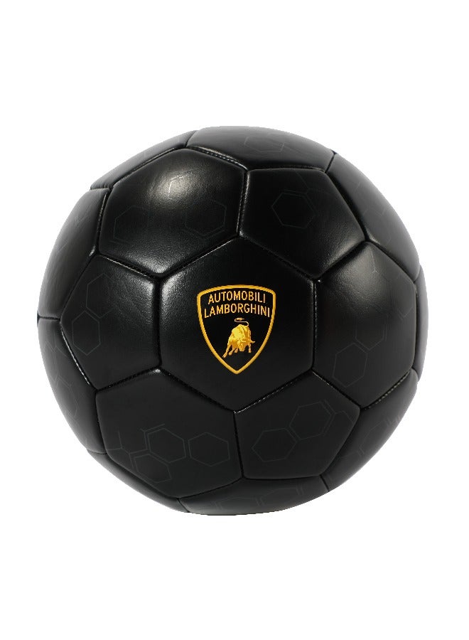 LAMBORGHINI No.5 PVC SOCCER BALL-BLACK