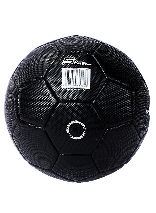 LAMBORGHINI No.5 PVC SOCCER BALL-BLACK (Size 5)