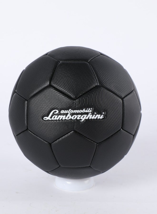 LAMBORGHINI No.5 PVC SOCCER BALL-BLACK (Size 5)