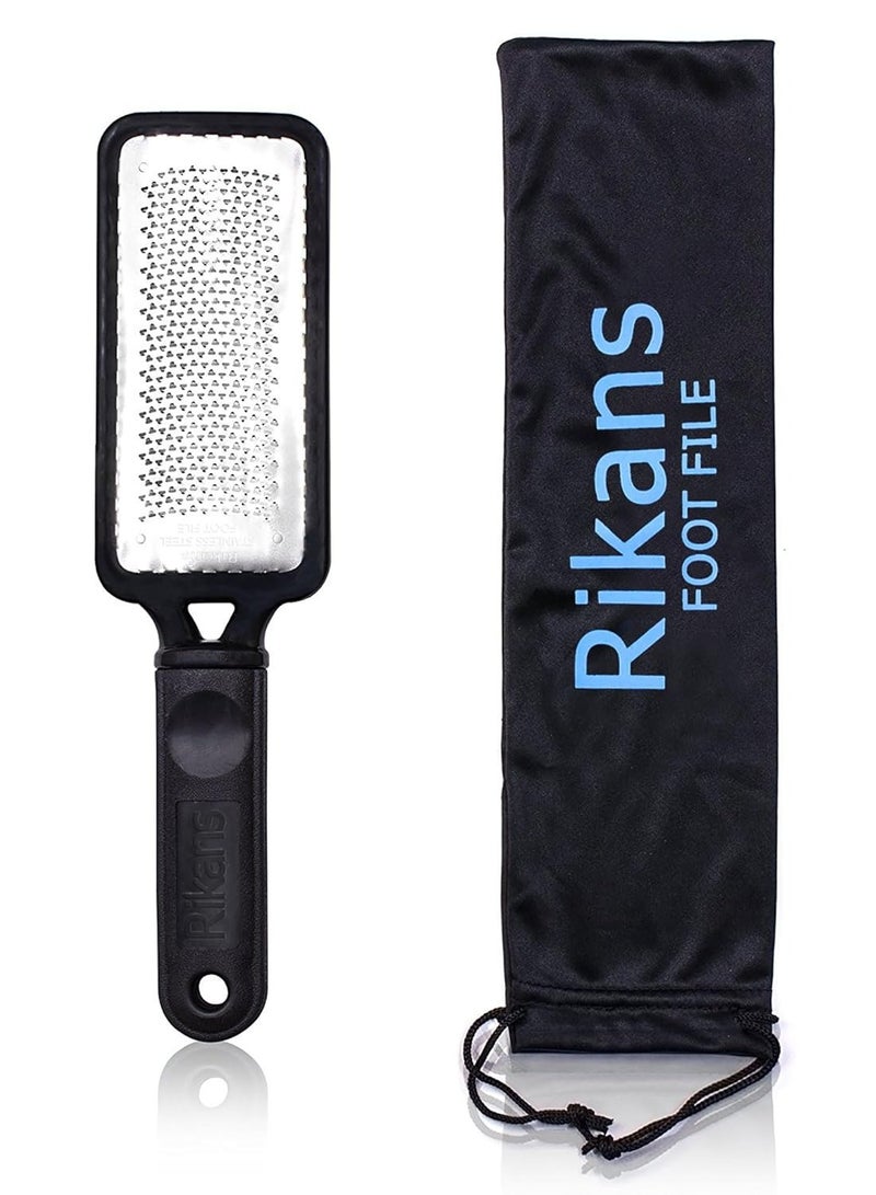 Colossal Foot rasp Foot File and Callus Remover. Best Foot Care Pedicure Metal Surface Tool to Remove Hard Skin. Can be Used on Both Wet and Dry feet, High Grade Stainless Steel File