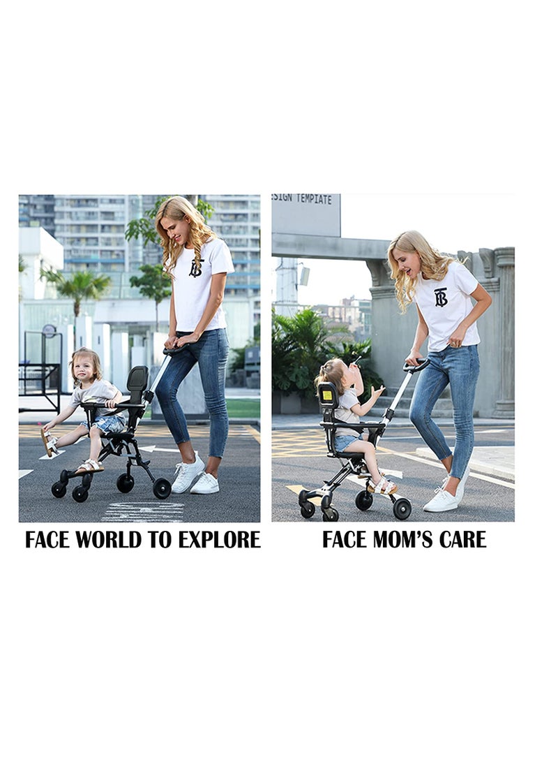 Lightweight Stroller Convenience Stroller with 360 Degree Rotational Seat Baby Toddler Stroller for Travel Multi Position Recline Ultra Compact Fold & Airplane Ready Travel Stroller