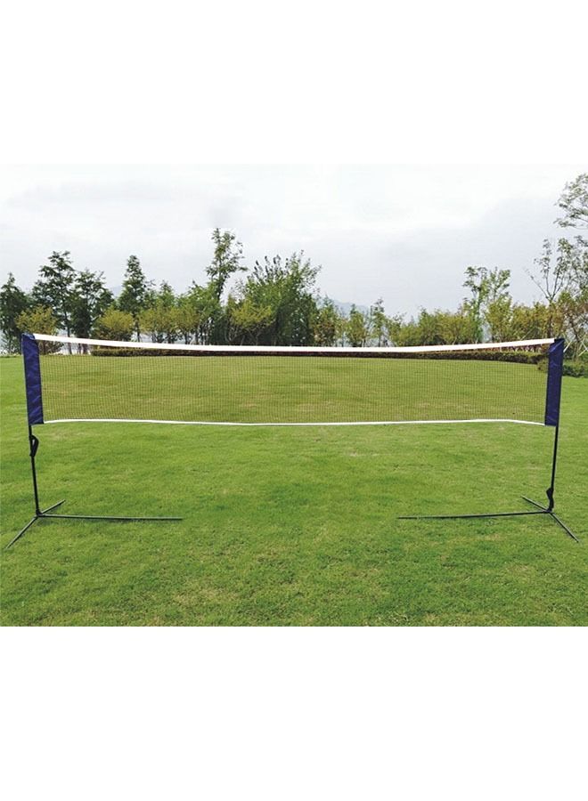 Portable Badminton Net Set for Badminton, Tennis and Volleyball 155x420cm