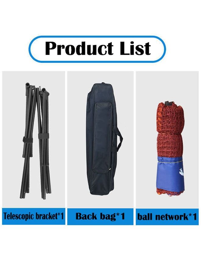 Portable Badminton Net Set for Badminton, Tennis and Volleyball 155x420cm