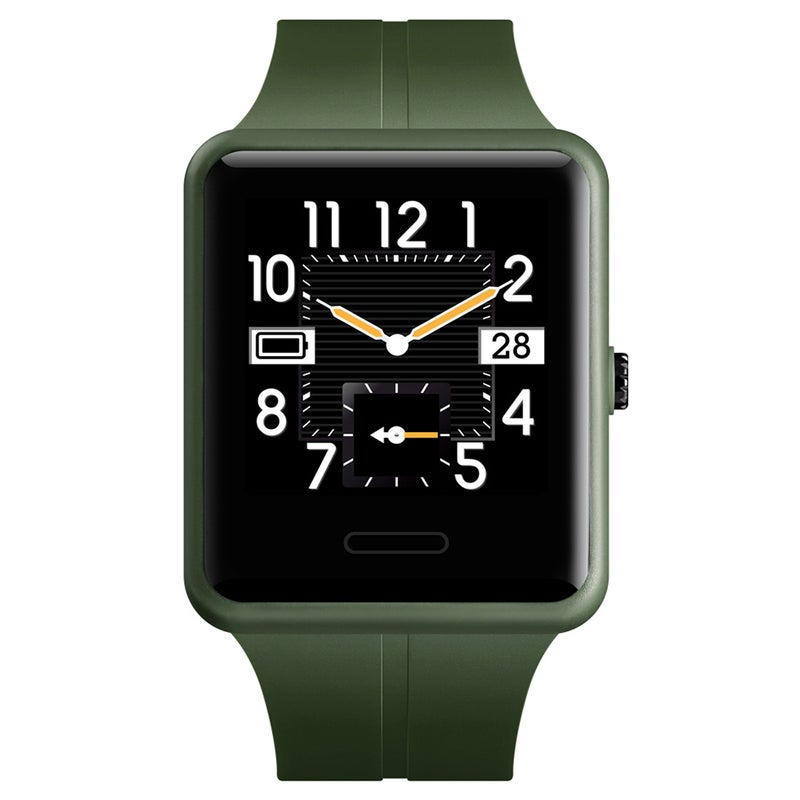 1526 BT 4.0 Waterproof Multi-Sports Mode Smartwatch Army Green