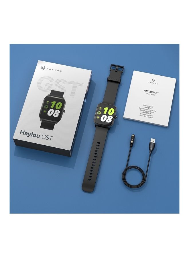 Smartwatch 1.69inch HD Display 12 Workout Modes With Heart Rate Monitoring And Blood Oxygen Level SpO2 Black