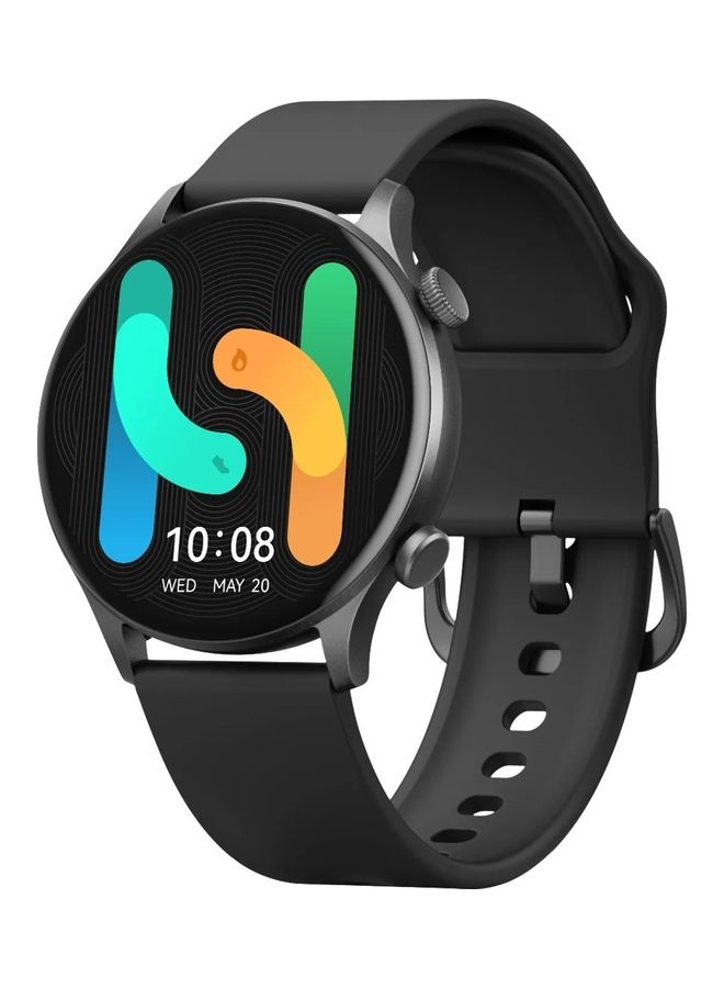 Solar Plus Smartwatch 1.43 inch Amoled HD Display 105 Sport modes Heart Rate monitoring SpO2 with Bluetooth Calling Black