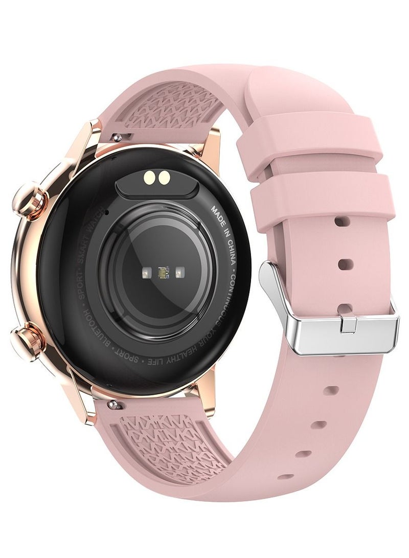 Round Amoled Screen Smart Watch Women Hk39 1.1inch Magnetic Charge Call Waterproof IP68 NFC FitCloudPro APP Smart Watch