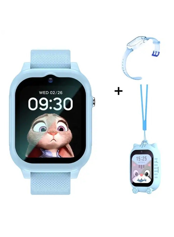 Kids Smart Watch With 4G Sim Card Support and Waterproof - 2023 Model with Video Call, GPS Tracker, and More