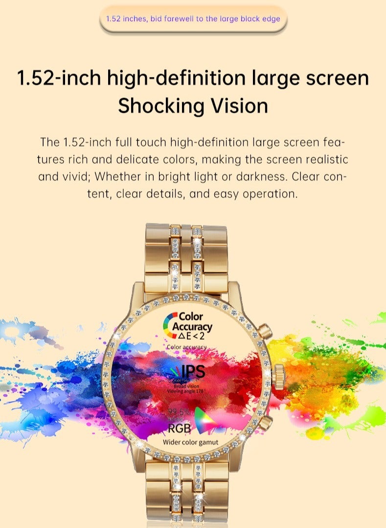 G12 Pro 1.52 Inch High Definition Round Screen Smart Watch Fully Functional NFC