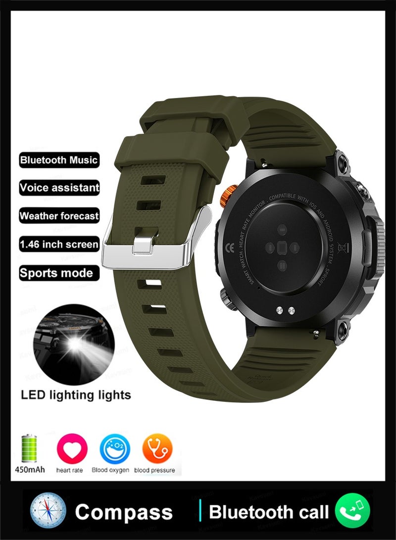 Compass Bluetooth smartwatch green