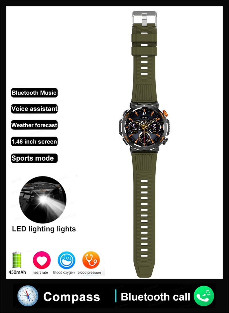 Compass Bluetooth smartwatch green