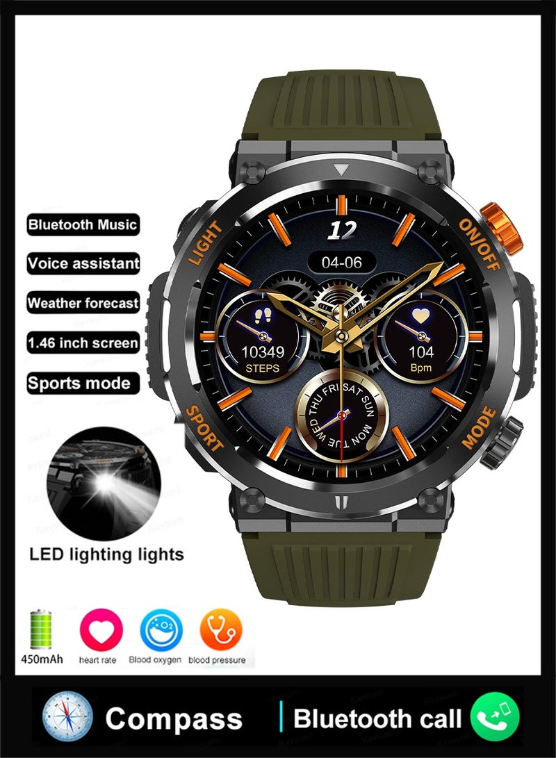 Compass Bluetooth smartwatch green