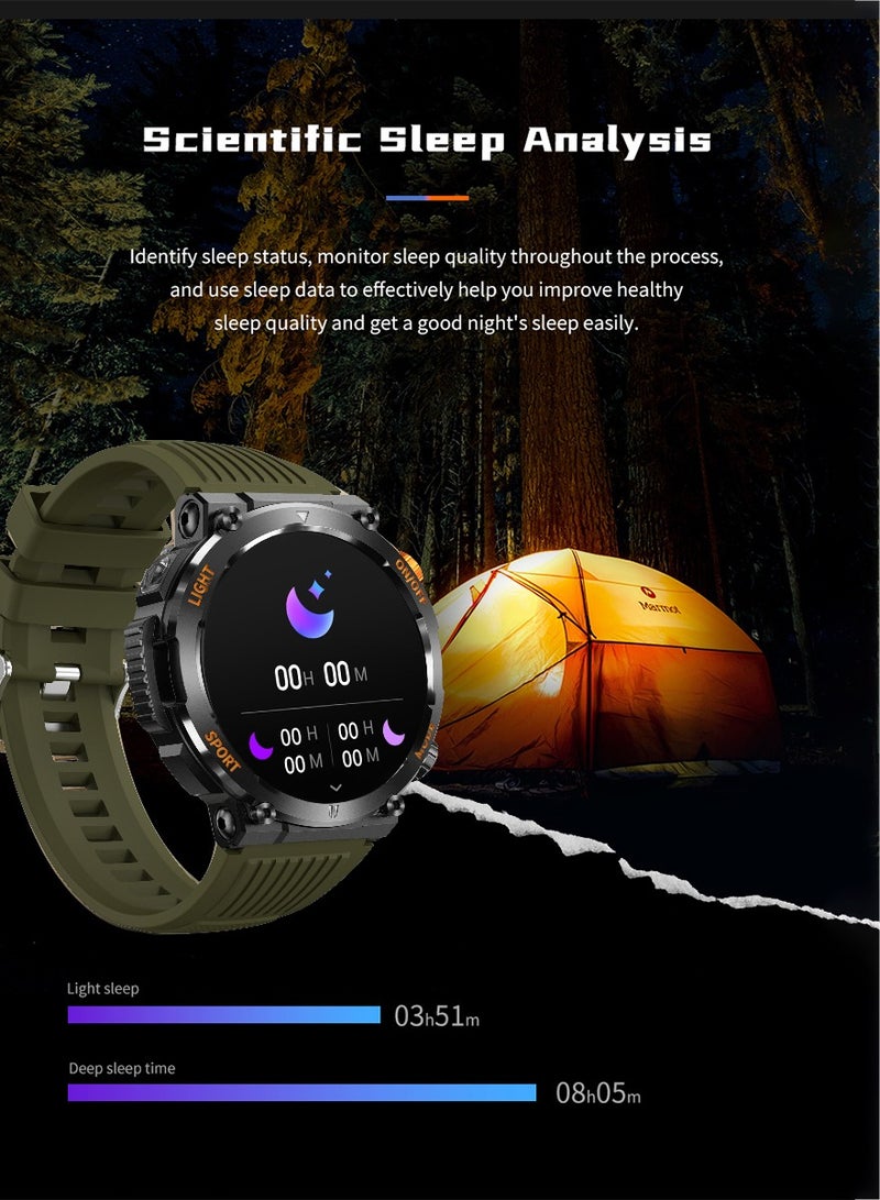 Compass Bluetooth smartwatch green