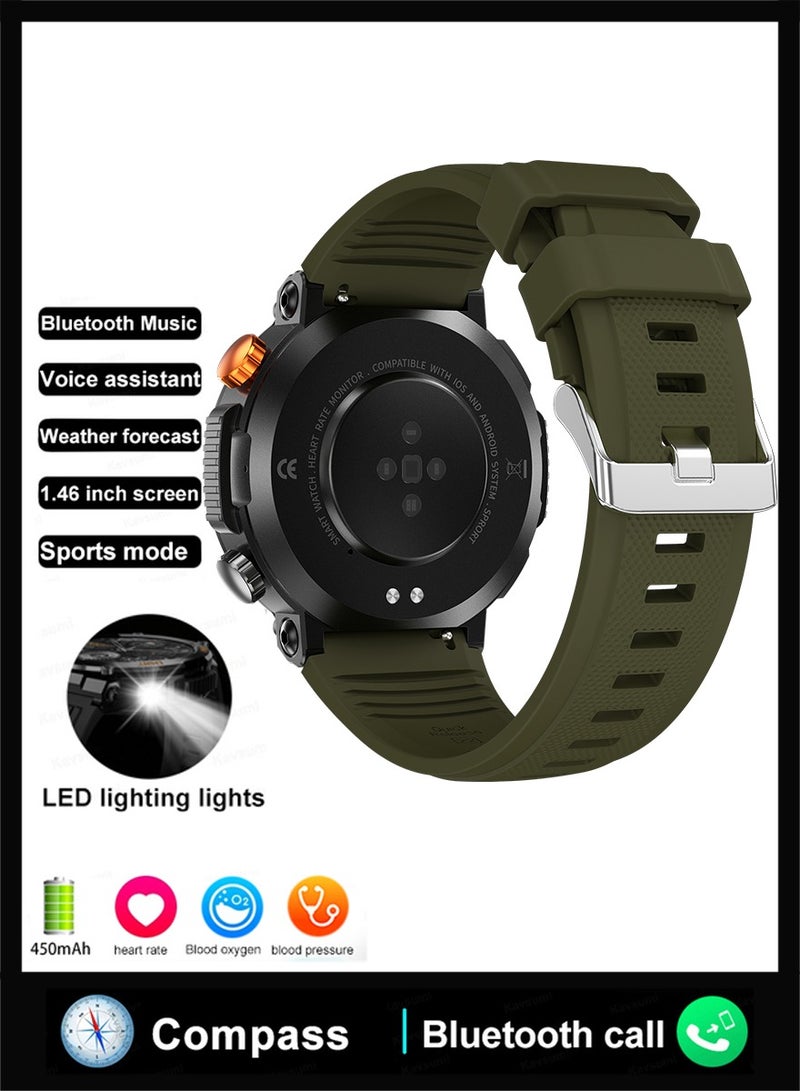Compass Bluetooth smartwatch green
