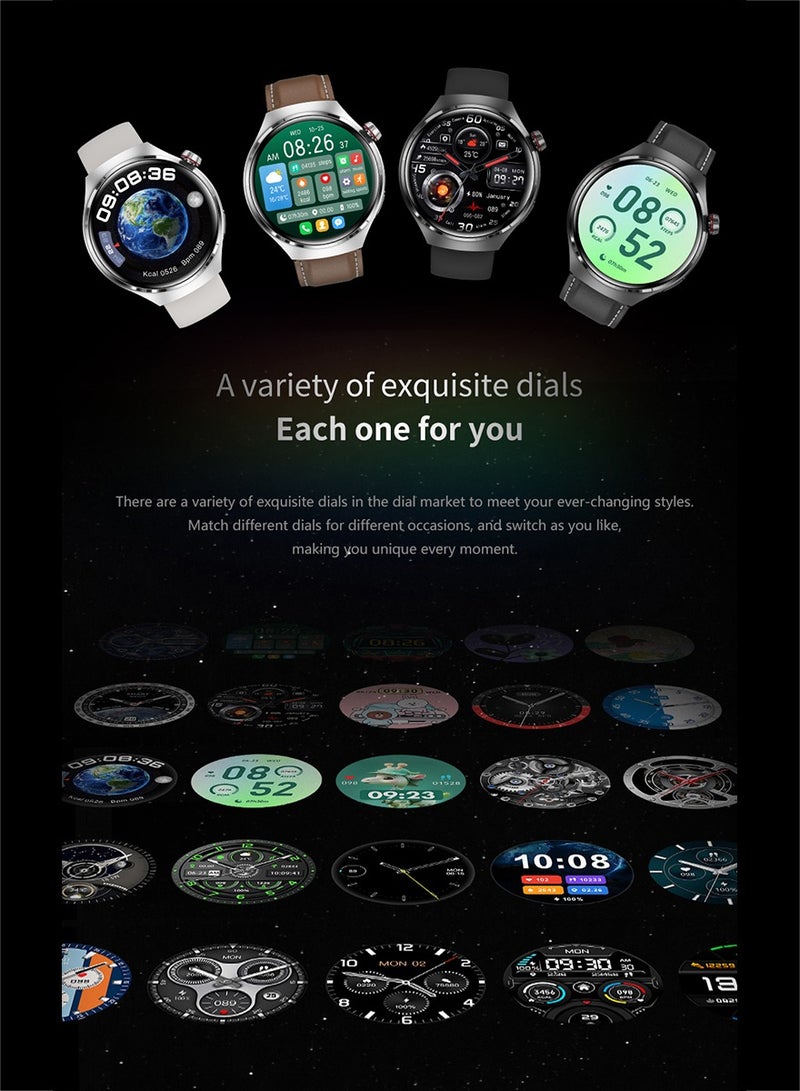 GT4  Men's Smart Watch, With Sports Fitness Tracker Heart Rate Blood Pressure Smartwatch Bluetooth Call IP68 Waterproof For Android IOS