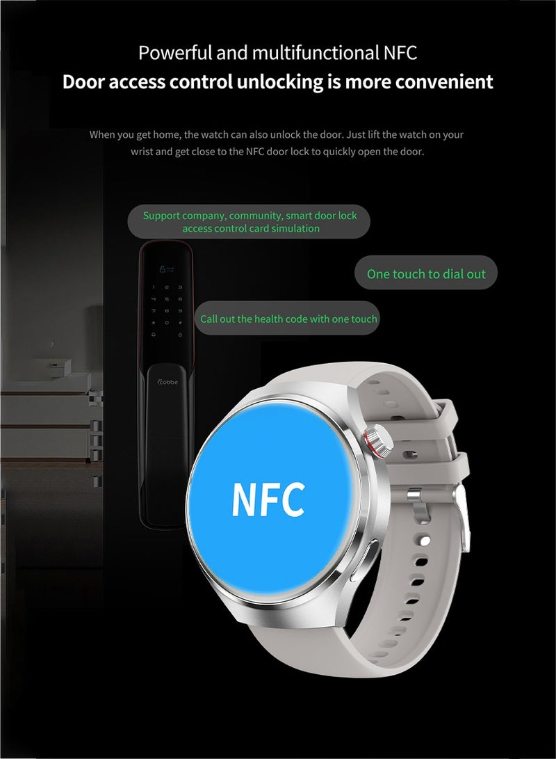 GT4  Men's Smart Watch, With Sports Fitness Tracker Heart Rate Blood Pressure Smartwatch Bluetooth Call IP68 Waterproof For Android IOS