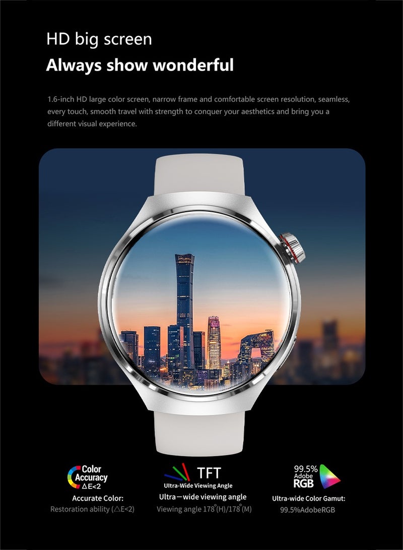 GT4  Men's Smart Watch, With Sports Fitness Tracker Heart Rate Blood Pressure Smartwatch Bluetooth Call IP68 Waterproof For Android IOS