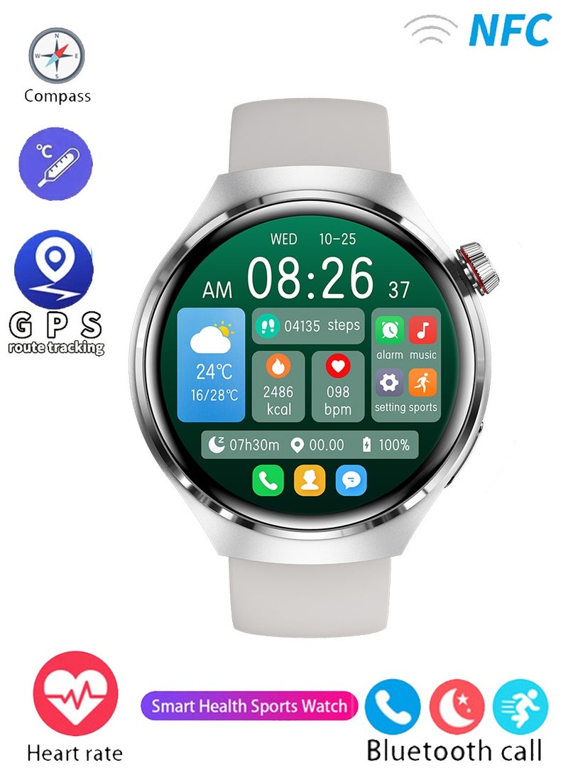 GT4  Men's Smart Watch, With Sports Fitness Tracker Heart Rate Blood Pressure Smartwatch Bluetooth Call IP68 Waterproof For Android IOS