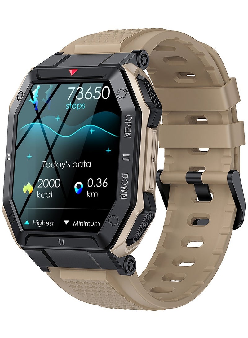 Military Men's Smartwatch 1.85