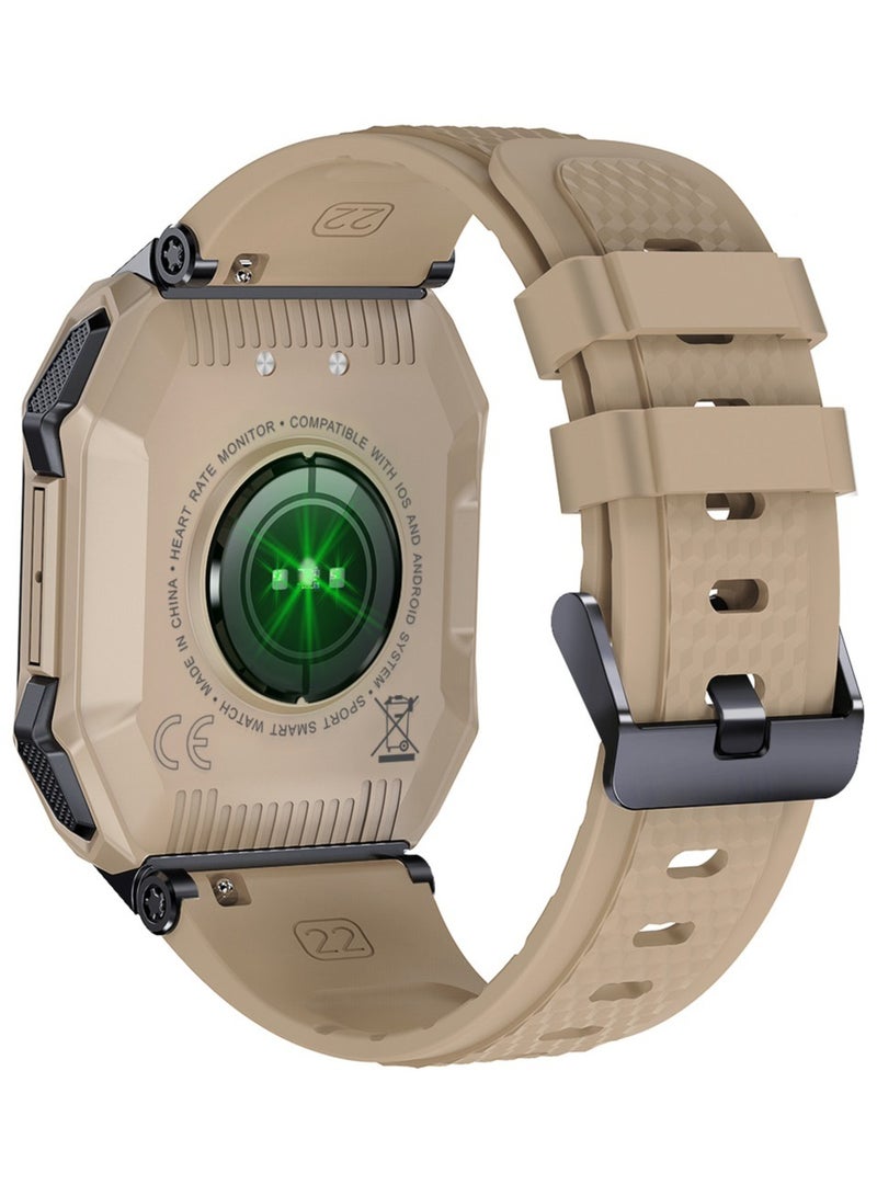 Military Men's Smartwatch 1.85
