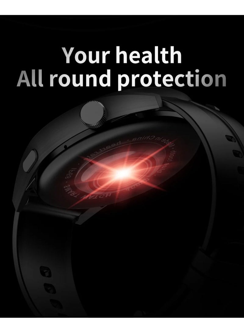 Smart Watch GT8 Men 1.5inch Large Screen BT Call NFC Health Monitoring Wireless Charging Sports Fitness Tracker Smartwatch