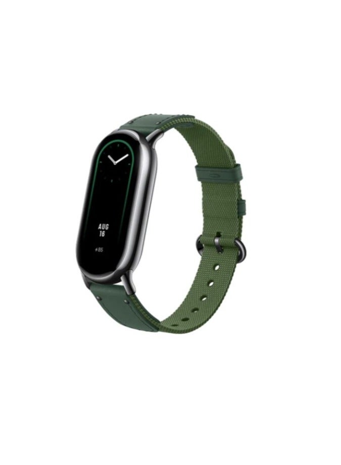Smart Band 8 Braided Strap Green